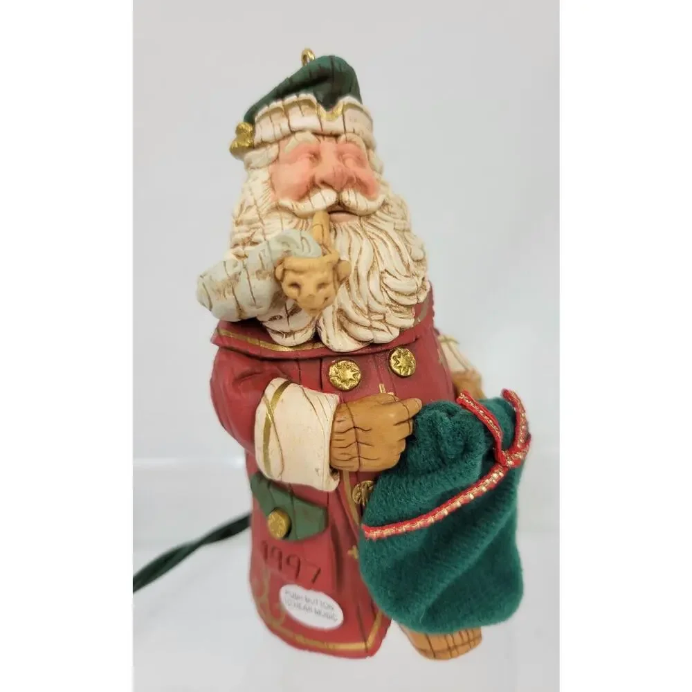 Vintage Hallmark Keepsake Magic Ornament Santa's Secret Gift Magic Music NIB